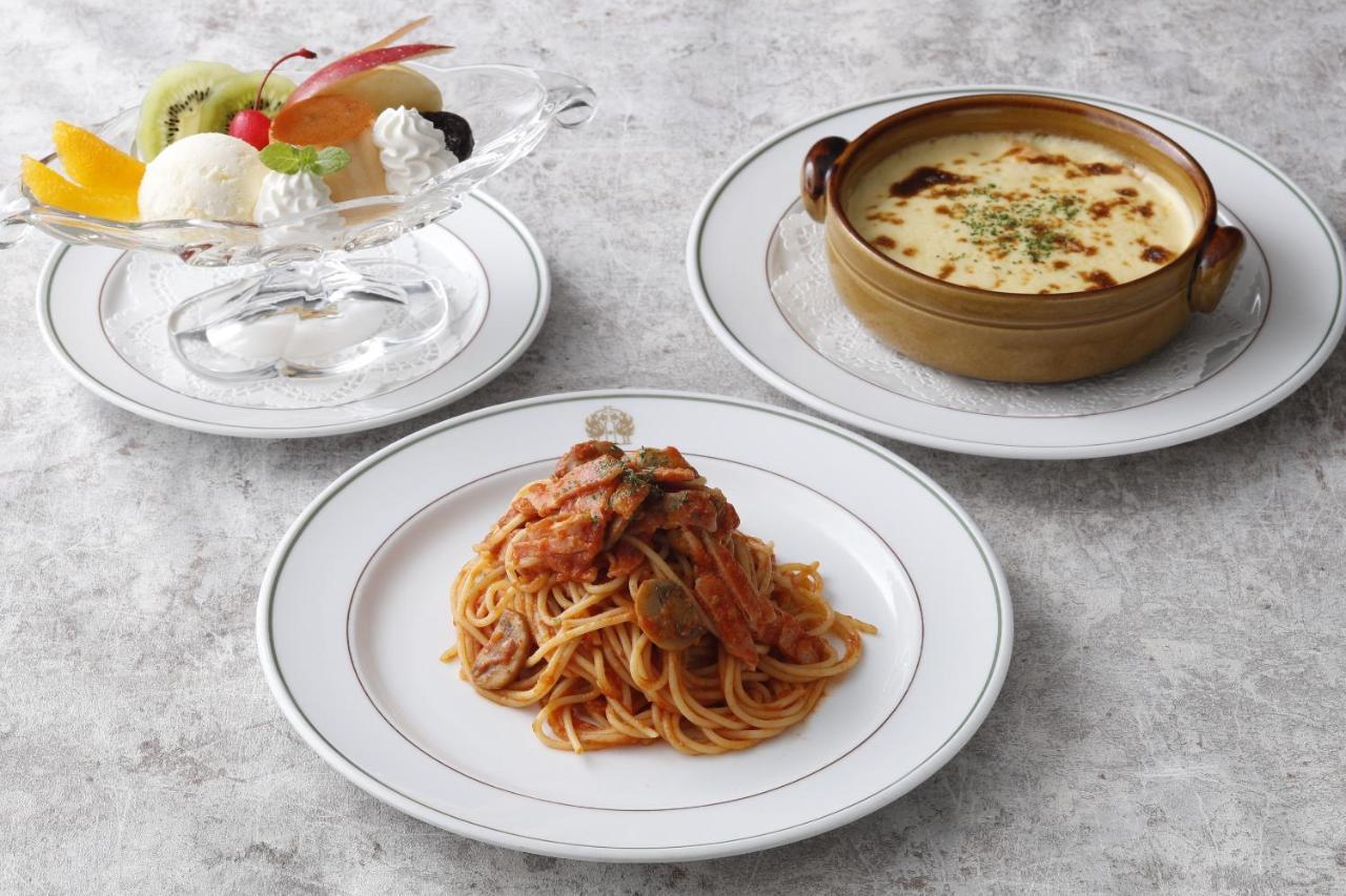Hotel New Grand Jokohama Kültér fotó A typical Italian-style set meal
