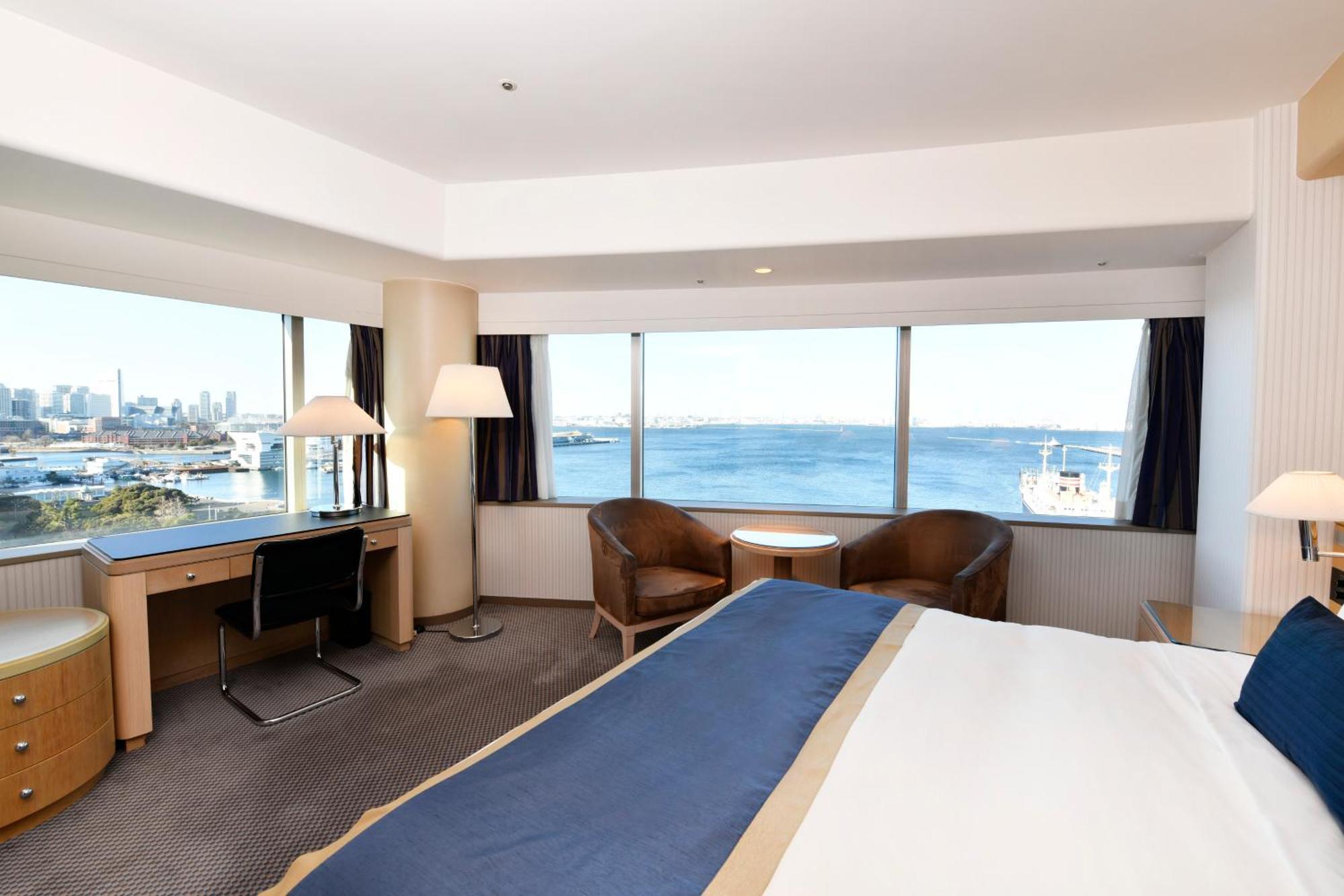 Hotel New Grand Jokohama Kültér fotó A room at the hotel